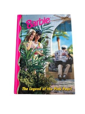 3/$25 Barbie Vintage Book - The Legend of the Pink Pearl 1999